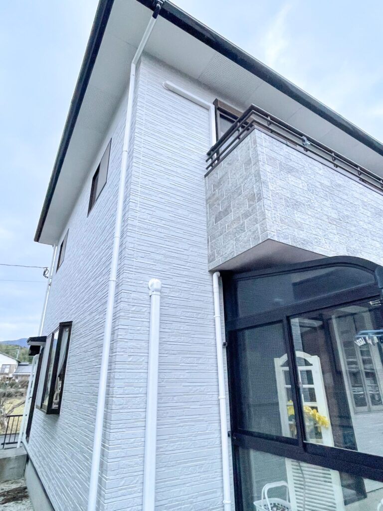 外壁塗装完成後のベランダまわり